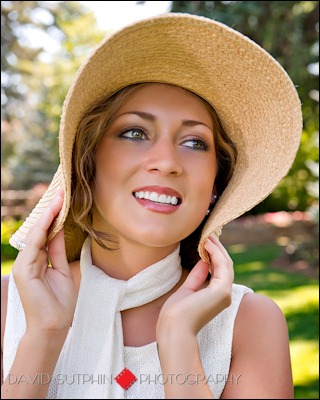 Location portrait of Kirsten with a normal finish.