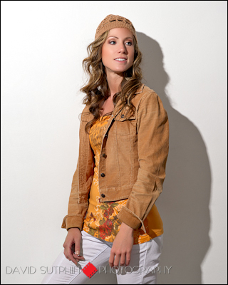 Catalog shot for Erika Watt's modeling portfolio.