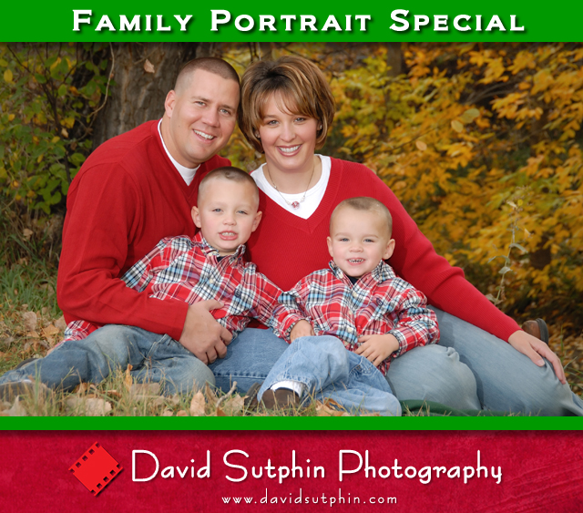 Family Portrait by David Sutphin Photography in Highlands Ranch