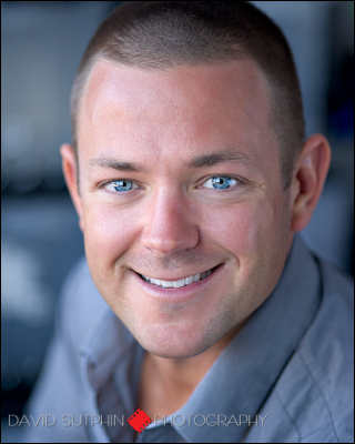 Headshot of Chuck shot in the studio using natural light.