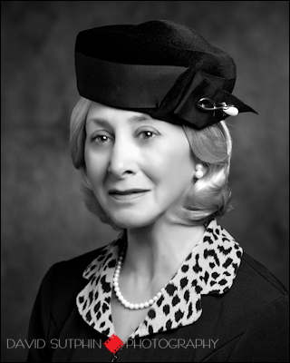 Black & white headshot of Judy Winnick portraying Irena Sendler circa 1950.