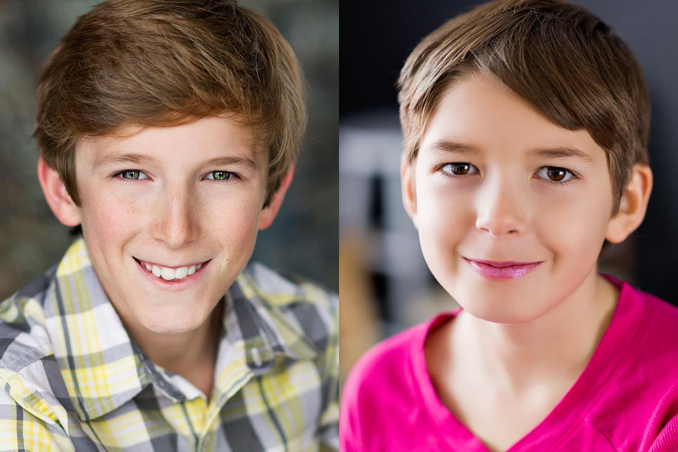 Actor headshots for children, tweens and teens. Denver photographer David Sutphin.